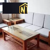 Xưởng Nội Thất Ngọc Thịnh Biên Hòa - Bộ bàn ghế sofa gỗ phòng khách nhỏ